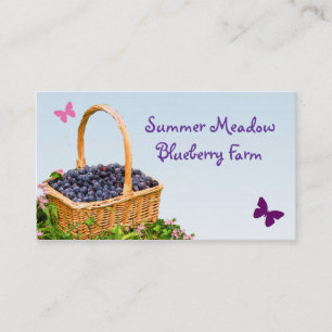 Tarjeta De Visita Granja del arándano