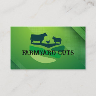 Tarjeta De Visita Granja Ganadera   Agricultura 
