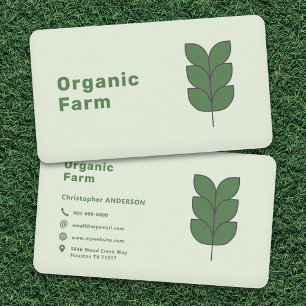 Tarjeta De Visita Granja orgánica