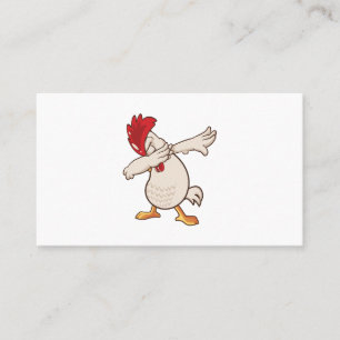 Tarjeta De Visita Granjero de Dab de Pollo Baile de Dab