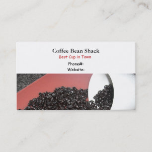 Tarjeta De Visita Grano de Café