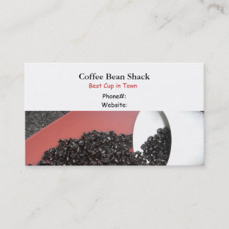 Tarjeta De Visita Grano de Café