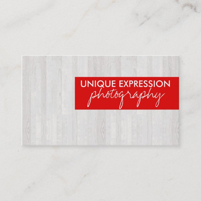 Tarjeta De Visita Grano de madera (Anverso)