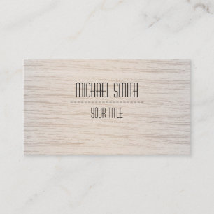 Tarjeta De Visita Grano de madera moderno profesional