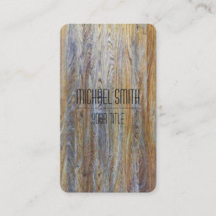 Tarjeta De Visita Grano de madera moderno profesional #4