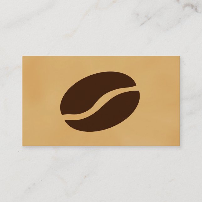 Tarjeta De Visita Granos de café (Anverso)