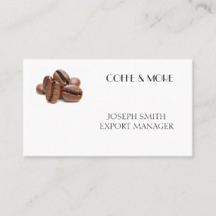 Tarjeta De Visita Granos de café profesionales