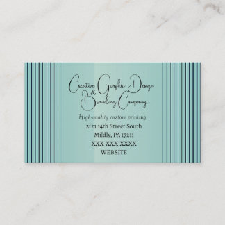Tarjeta De Visita “Graphic Designer & Branding” Business Card