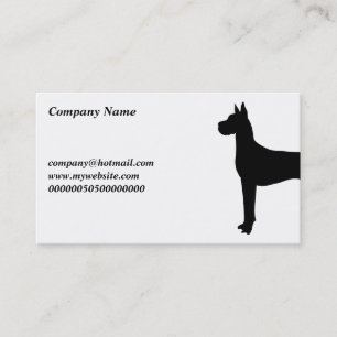 Tarjeta De Visita Great dane,