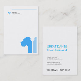 Tarjeta De Visita Great Dane ID series