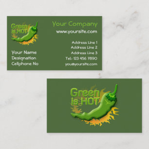 Tarjeta De Visita Green es HOT