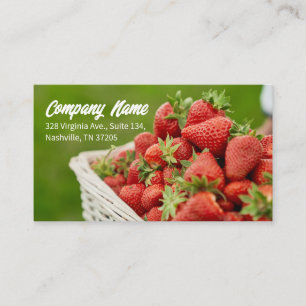Tarjeta de visita Green Lifestyle Healthy Life