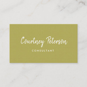 Tarjeta De Visita Green Modern Simple Real Estate Business Card