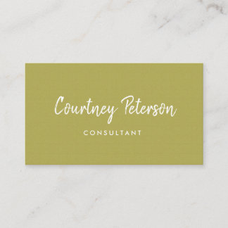 Tarjeta De Visita Green Modern Simple Real Estate Business Card