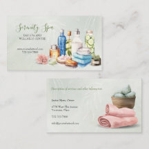 Green Watercolor Day Spa y Wellness