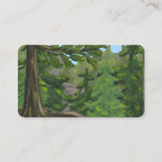 Tarjeta De Visita Green Woods