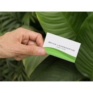 Tarjeta De Visita Green Yard - Paisaje