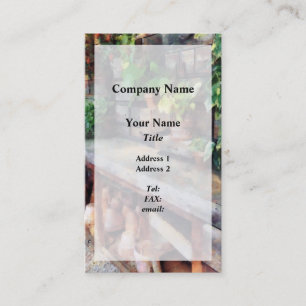Tarjeta De Visita Greenhouse con flores