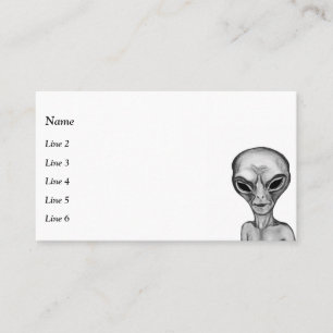 Tarjeta De Visita Grey Alien