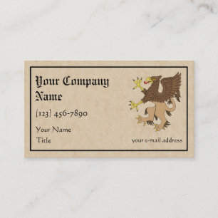 Tarjeta De Visita Griffin Rampante