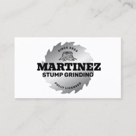 Tarjeta De Visita Grinización de Stump | Servicio de árbol y elimina
