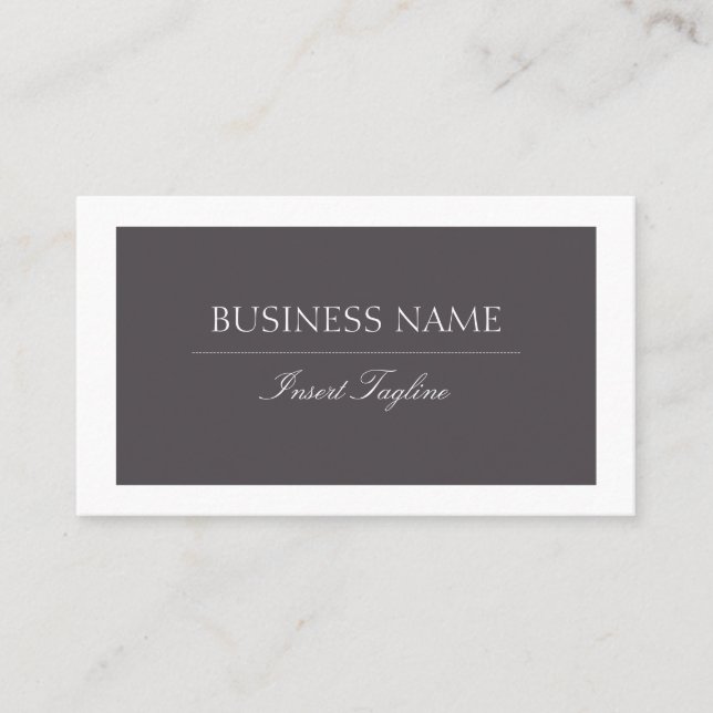 Tarjeta De Visita Gris (Anverso)