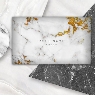 Tarjeta de visita gris blanca de oro del Vip del
