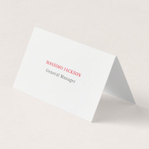 Tarjeta De Visita Gris blanco exclusivo privado único