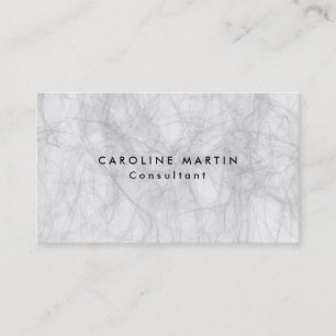 Tarjeta De Visita Gris creativo llano moderno femenino