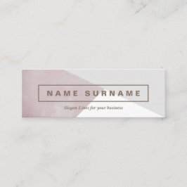 Tarjeta de visita gris de Brown de la acuarela