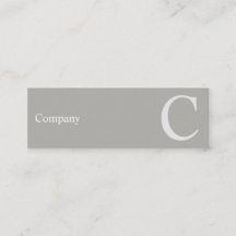 Tarjeta de visita gris del error tipográfico