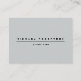 Tarjeta De Visita Gris especial único y grande