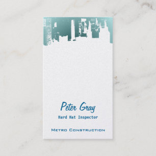 Tarjeta De Visita Gris gris de medianoche céntrico G de la parte