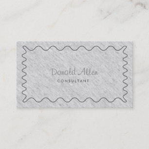 Tarjeta De Visita Gris Gris Profesional Elegante Moderno Simple