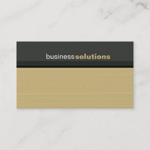 Tarjeta De Visita Gris linear moderno intrépido del oro de la