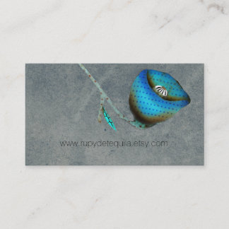 Tarjeta De Visita Gris y azul