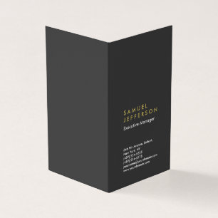 Tarjeta De Visita Grises grises grises profesionales modernos