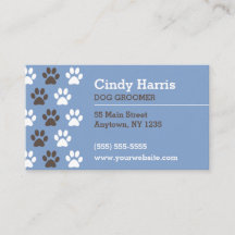 Groomer del perro de la impresión de la pata