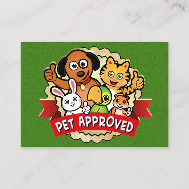 Tarjeta De Visita Groomer, Dog Walker, Veterinaria, etc. (Anverso)