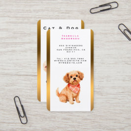 Tarjeta De Visita Grooming Pet Personalized Luxury Modern Collection