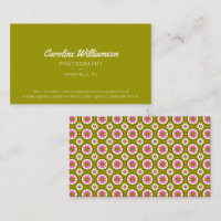 Groovy Retro Rosa Verde Lima Floral Audaz Moderno