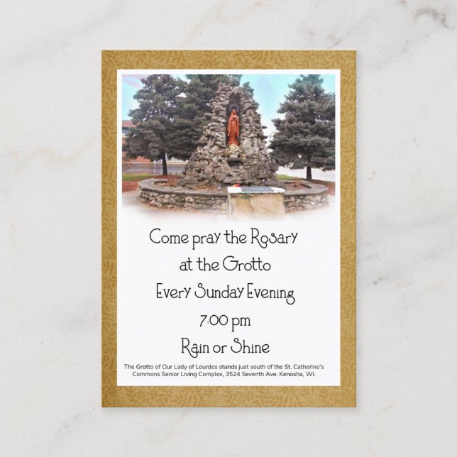 Tarjeta De Visita Grotto (Anverso)