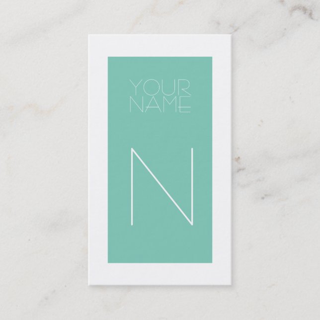 Tarjeta De Visita Groupon Art Deco (Anverso)