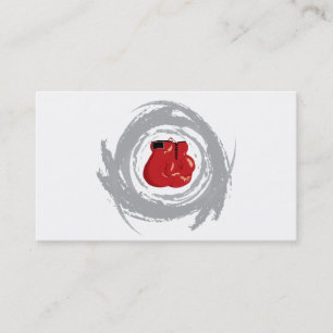 Tarjeta De Visita Grunge agradable de la circular de la caja