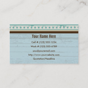 Tarjeta De Visita Grunge clásico de la película