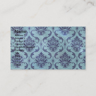 Tarjeta De Visita Grunge Damask