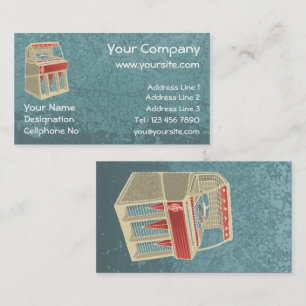 Tarjeta De Visita Grunge Jukebox
