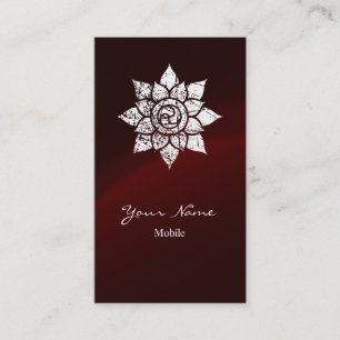 Tarjeta De Visita Grunge Mandala