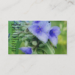 Tarjeta De Visita Grunge morado