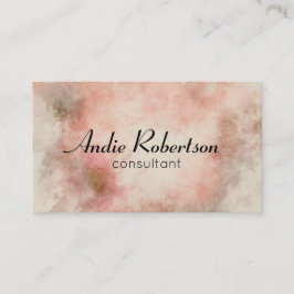 Tarjeta De Visita Grunge Pastels
